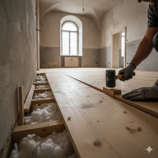 Výměna podlahy ve starém domě: Jak si poradit se škvárou a položiť novou dlážkovici